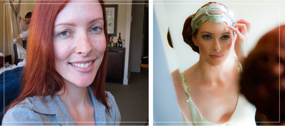 Bella For Makeups Portfolio Before and After of Wedding Makeup